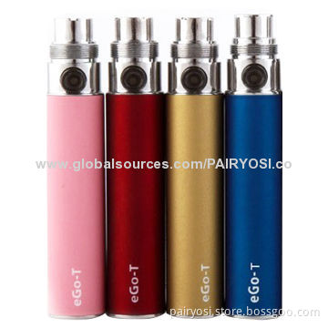 eGo-T Colorful Batteries with Free OEM/ODM, HGB Battery Cell, One Year Warranty